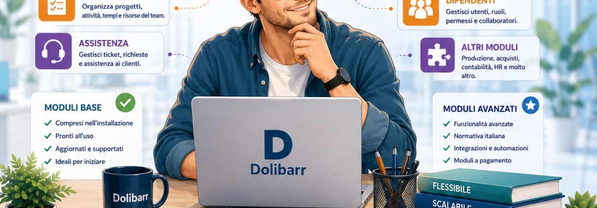 moduli dolibarr come funzionano