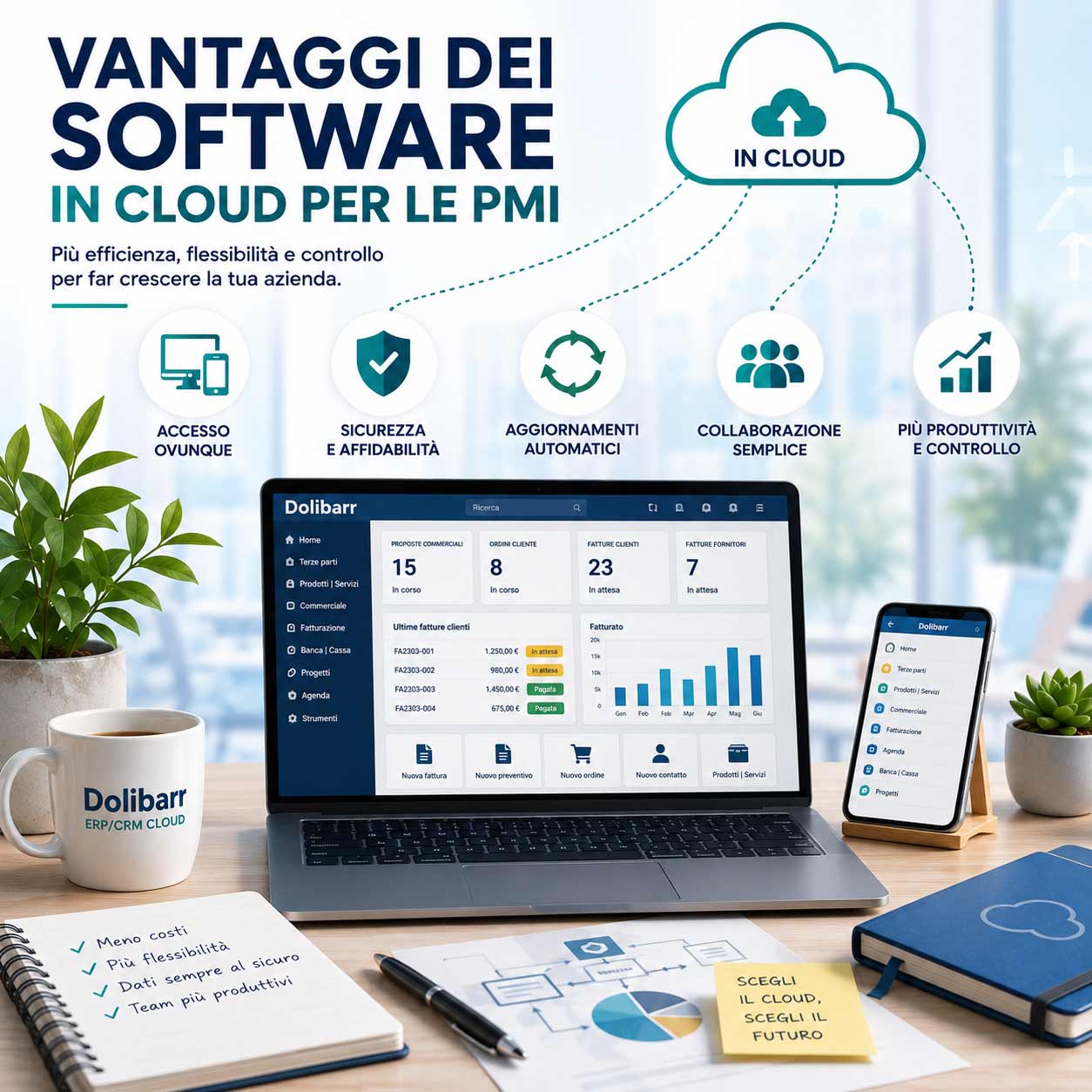 vantaggi software cloud