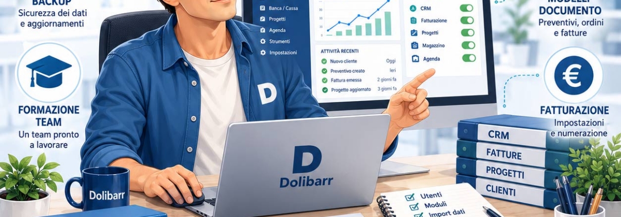dolibarr configurazione iniziale